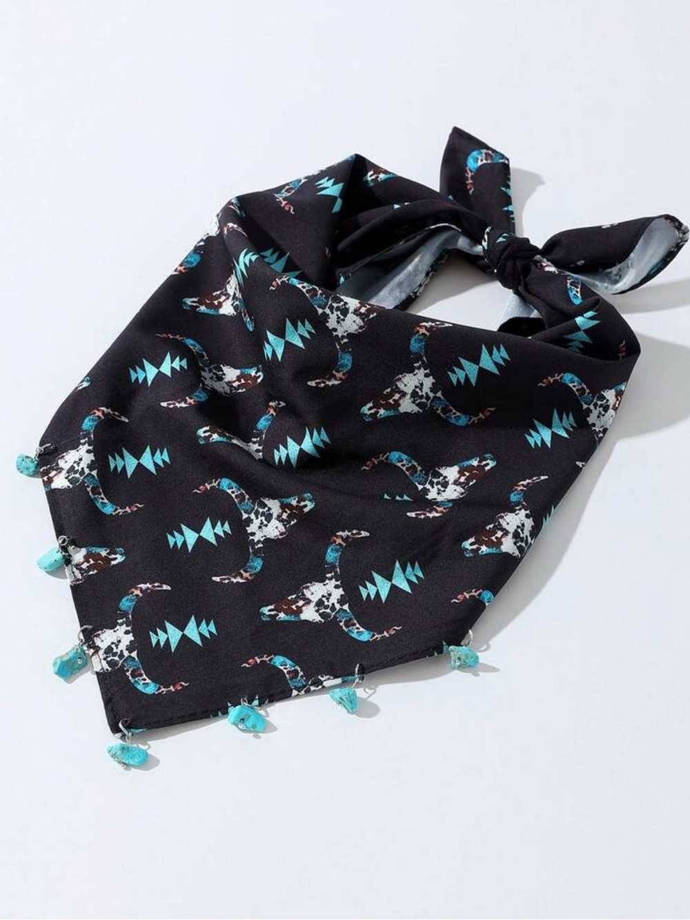 Western Print Scarf S204 - Picture 1 of 6